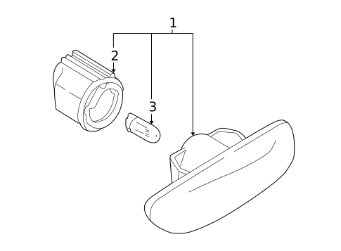 Side Repeater Lamps for 2004 Volvo S60 #0