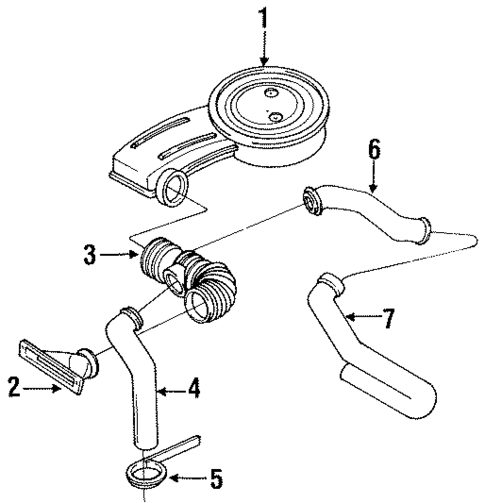 Air Intake for 1991 Buick Skylark #0