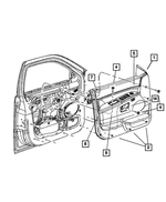 1PP65ZJ3AA - : Inside Release Handle, Left for Mopar Image