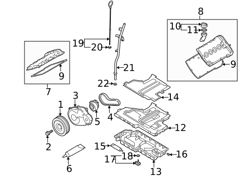 Engine Parts for 2002 Volkswagen Passat #0