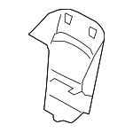 7170660090A3 - Body: Seat Back Panel for Lexus: LX570 Image