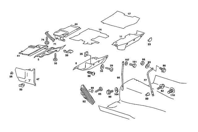 1236870408 - : Cover for Mercedes-Benz Image