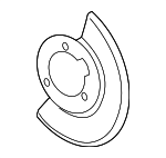 25907222 - Brakes: Splash Shield for Hummer: H3, H3T Image