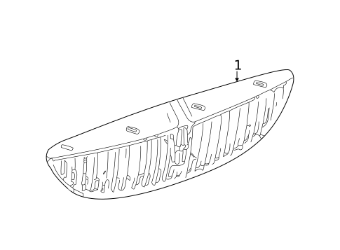 Grille for 2000 Lincoln LS #0