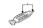 MR993009 - Exhaust: Catalytic Converter for Mitsubishi: Montero Image
