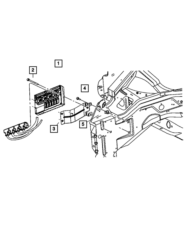 « 4727084AA – Electrical : Module De Commande Du Groupe Motopropulseur Support pour Mopar Image »
