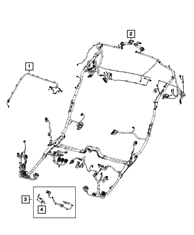 68462927AB - Electrical: Jumper Wiring for Mopar Image