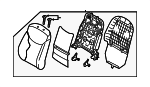883003Y400PDH - : 2013 Hyundai Elantra - Seat Back Assembly for Hyundai: Elantra Image