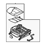 881003Y640MSG - Body: Cushion Assembly for Hyundai Image