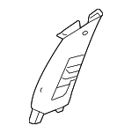 5F9Z7424356AAA - Body: Upper Center Pillar Trim for FORD Image