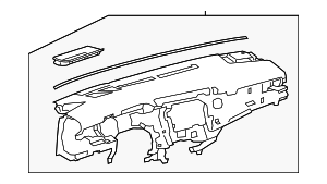 5540106251C1 - Body: Instrument Panel for Toyota: Camry Image