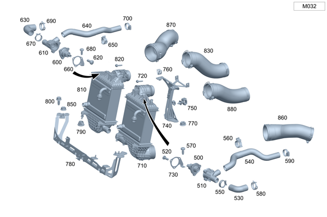 9936960 - Radiator: Ball Pin for Mercedes-Benz Image image