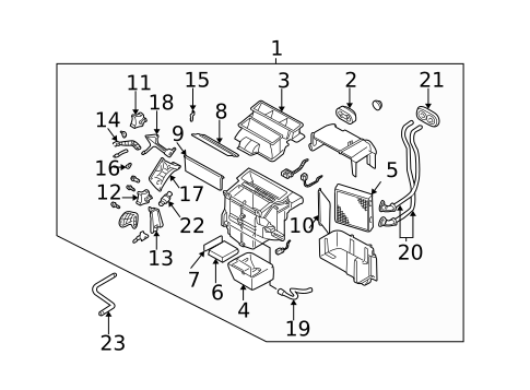 HVAC Case for 2006 Nissan Altima #0