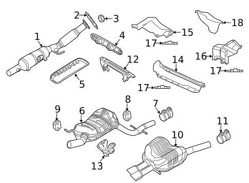 Exhaust Components for 2012 Volkswagen Jetta #0