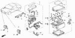 38212SM4003 - Electrical/Exhaust/Heater/Fuel: FUSE, BLOCK (40A) for Honda Image