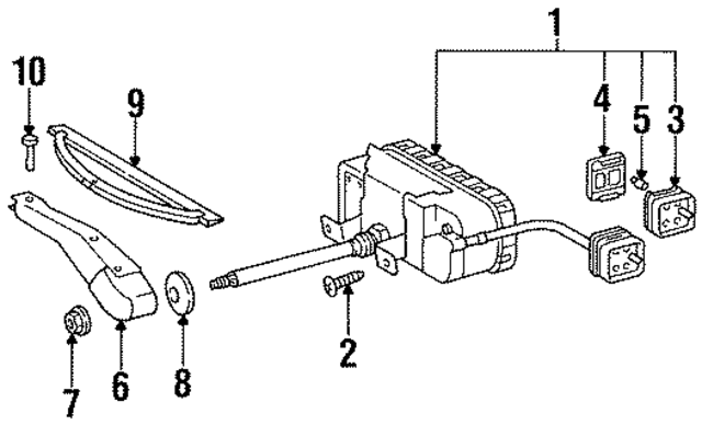 140820134264 - Electrical: Wiper Motor for Mercedes-Benz Image