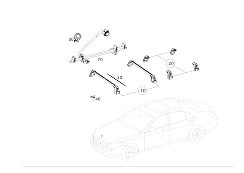 Roof Carrier Systems for 2016 Mercedes-Benz S550e #0