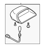 84701AC111WJ - Electrical: High Mount Lamp for Subaru: Impreza Image