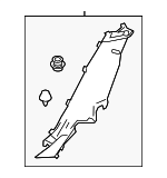 BCKE68760A02 - : Lock Pillar Trim for Mazda: 3 Image