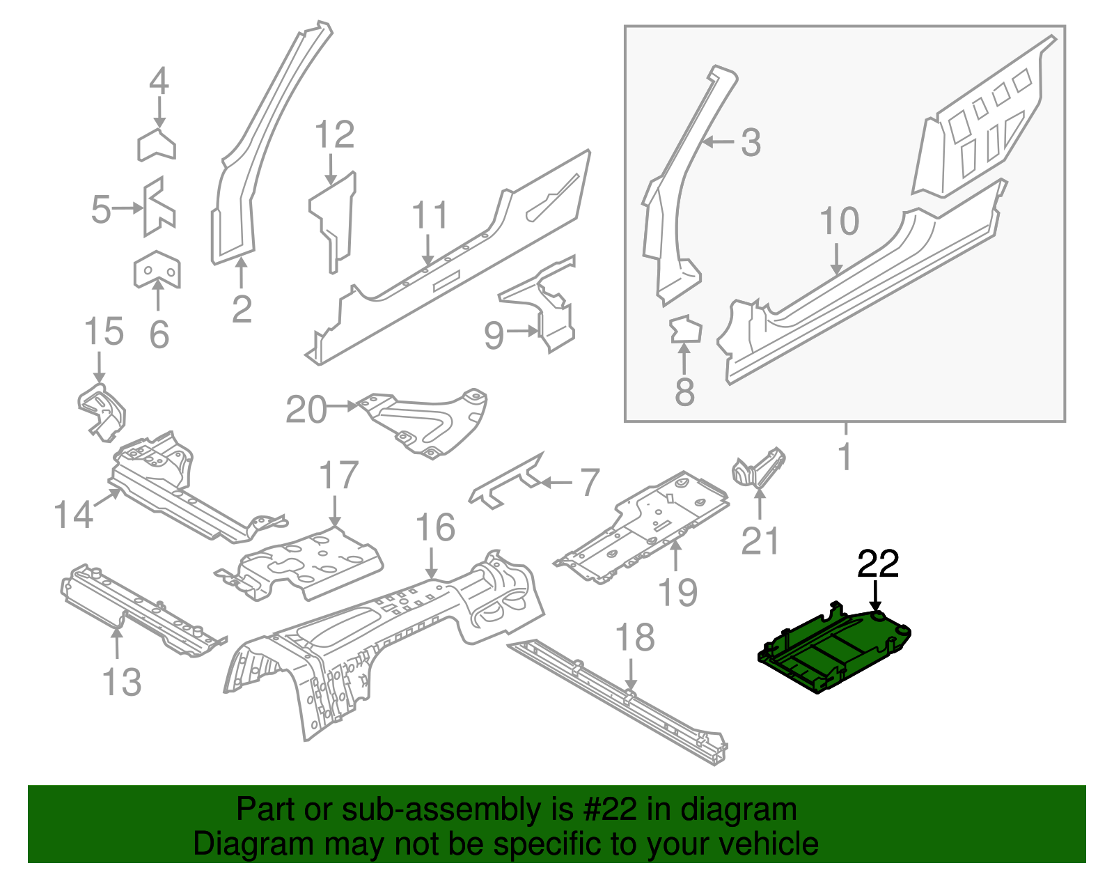 Under-Body Shield - BMW (51757898849)