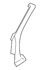 41007179544 - Body: Outer Hinge Pillar for BMW: 328i, 335i, 335is, M3 Image