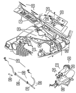 4874395AC - : Washer Reservoir Filler Cap for Mopar Image
