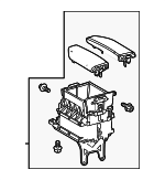 589010E020C2 - Body: Console Body for Lexus: TX350, TX500h, TX550h+ Image