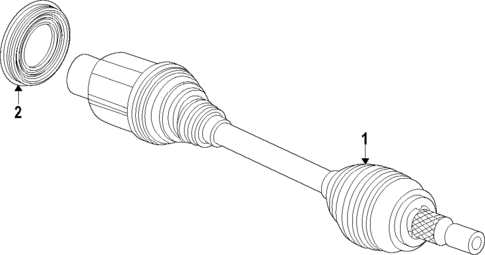 Drive Axles for 2023 Cadillac LYRIQ #0