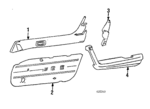 MB289537 - Body: Door Trim for Mitsubishi: Starion Image