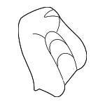 GJE4300AA - Body: Seat Back for Jaguar Image