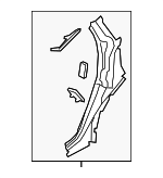 4M0809239C - Body: Front Pillar for Audi Image image