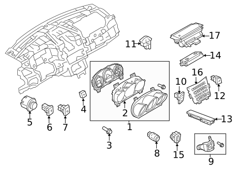 Ignition Lock for 2018 Lincoln MKT #0