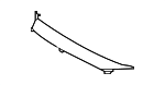527110E900 - Body: Cover Molding for Toyota: Highlander Image