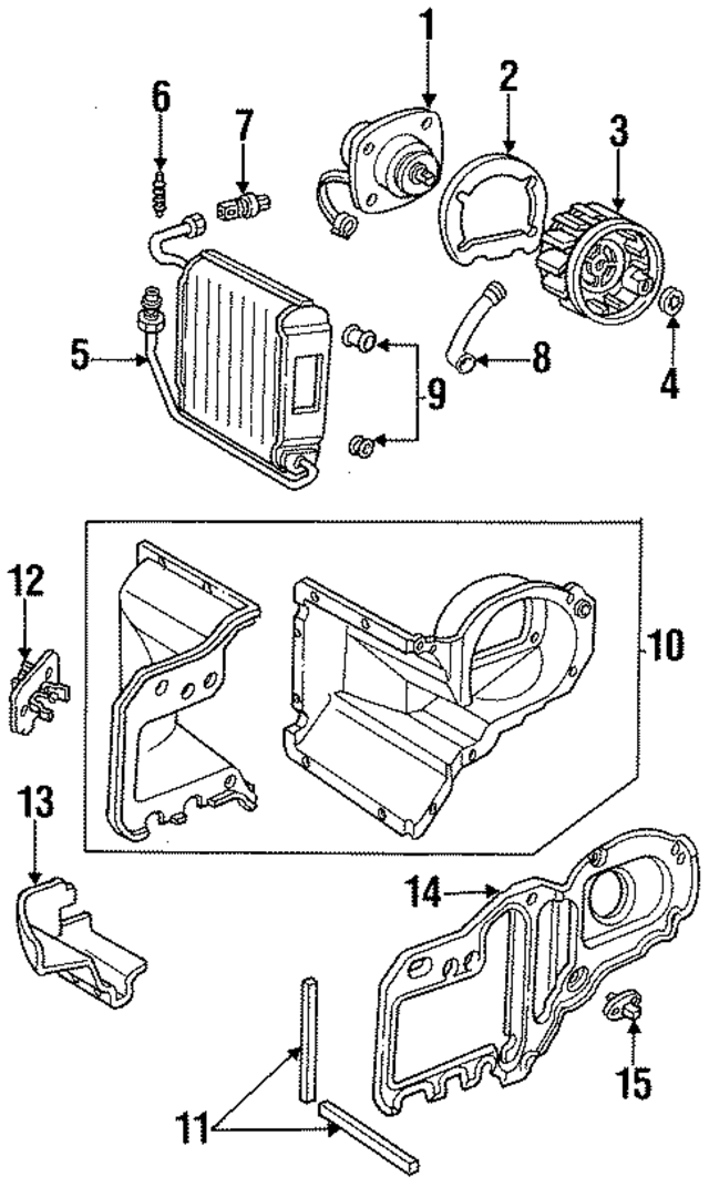 MM771 - HVAC: Blower Motor for Ford: Crown Victoria, LTD Crown Victoria | Lincoln: Town Car | Mercury: Grand Marquis Image