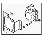 8W0907561J - : Distance Sensor for Audi: A4 Quattro, A5 Quattro, A5 Sportback, RS5, RS5 Sportback, S4, S5, S5 Sportback Image
