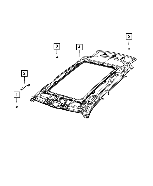 68237802AA - Interior Trim: Fastener for Mopar Image