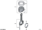 11241021377 - Engine: Bearing Shell for BMW Image