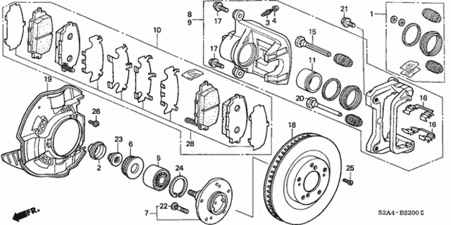 Front Brake for 2003 Honda S2000 #0
