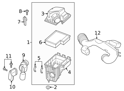 Air Intake for 2018 Ford Transit-350 HD #0