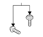 W506975S307 - Engine: Inlet Duct Screw for Ford Image