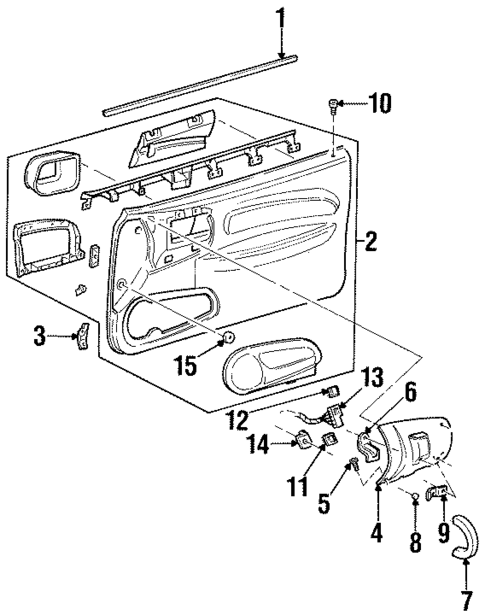 Front Door for 2003 Ford Escort #1