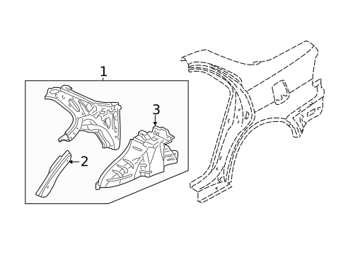 Inner Structure for 2003 Acura TL #0