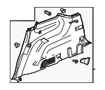 84961111 - Body: Lower Quarter Trim for GM Image image