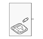 928503K000QD - Body: Map Lamp Assembly for Hyundai Image