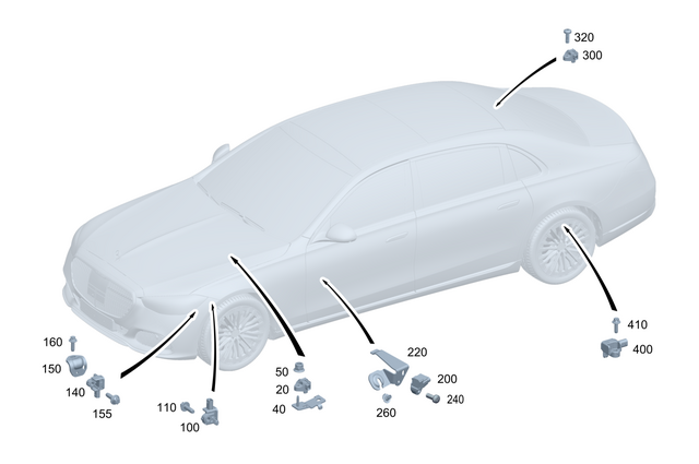 9051303 - : Acceleration Sensor for Mercedes-Benz: 350SD, AMG GT 43, AMG GT 55, AMG GT 63 Pro, C43 AMG, C63 AMG S E Performance, CLE53 AMG, EQE 350, EQE 350 SUV, EQE 500 SUV, EQE AMG, EQE AMG SUV, EQS 450, EQS 580, EQS AMG, G500, G550, G580, G63 AMG, GLC43 AMG, GLC63 AMG S E Performance, Maybach S580, Maybach S680, S500, S580, S580e, S63 AMG E Performance, SL43 AMG, SL55 AMG, SL63 AMG, SL63 AMG S E Performance Image