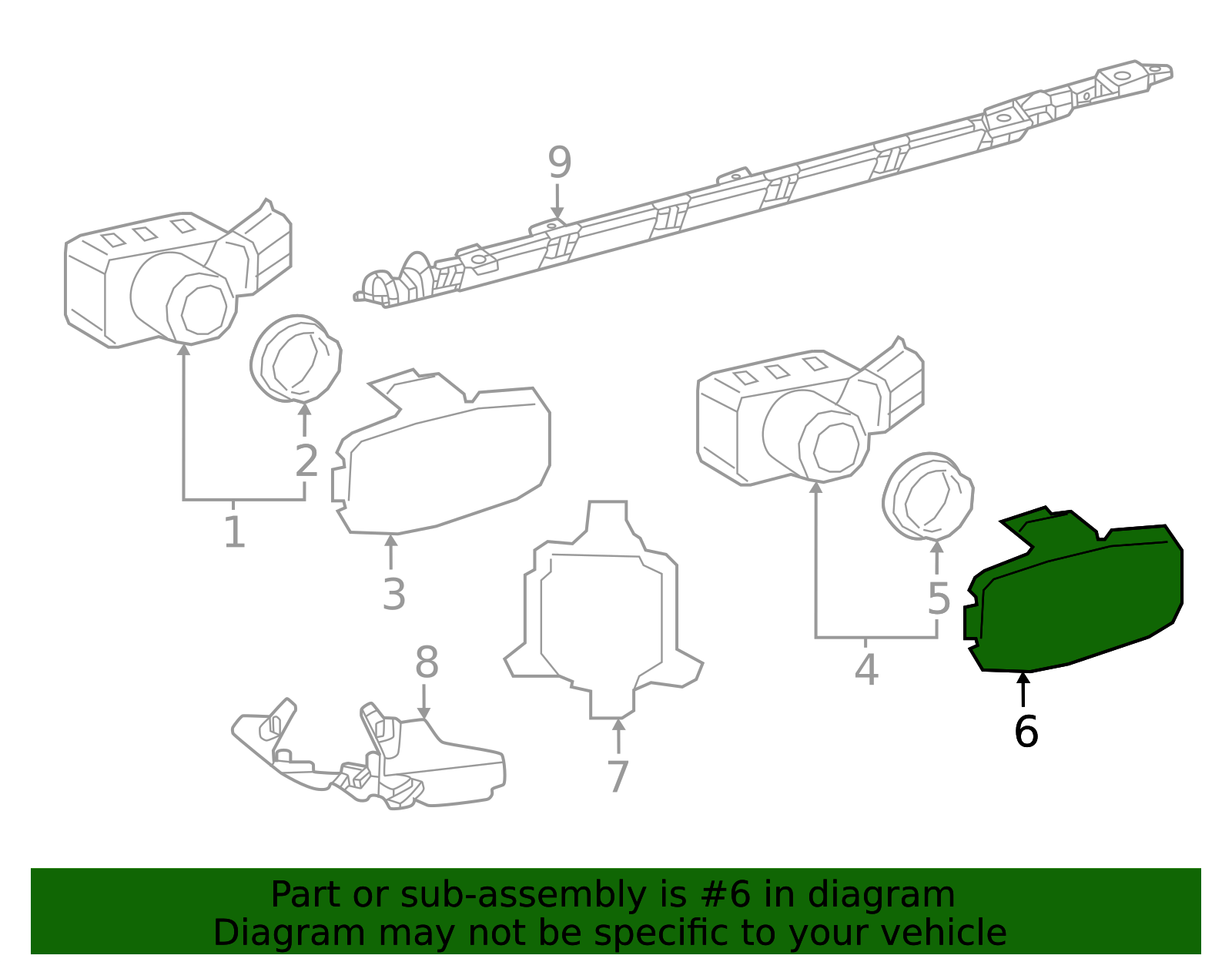 89348-30470 - Auto Park Sensor Retainer Bracket 2025-2026 Toyota Crown ...