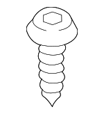 WHT006726 - Body: License Bracket Bolt for Audi: A3, A3 Quattro, S3, S8, TT RS Quattro Image