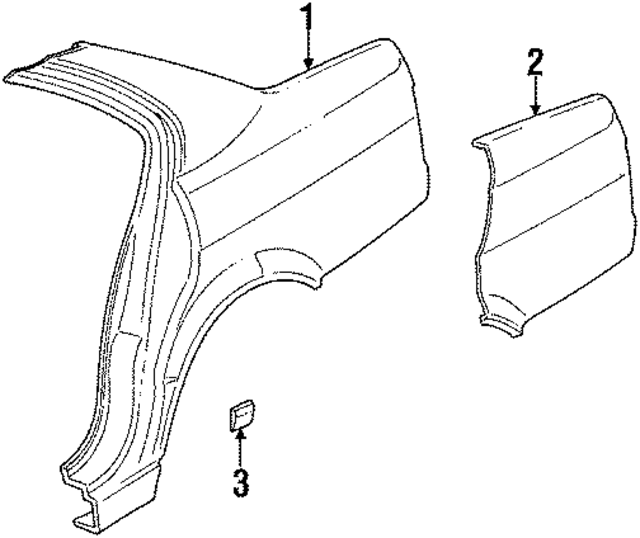 41008110949 - Body: Outer Panel for BMW Image
