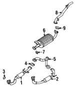 8972101100 - : Muffler for Isuzu Image