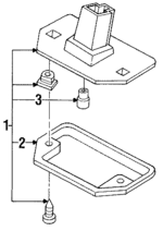 94469549 - Electrical: License Lamp for Chevrolet: Spectrum Image